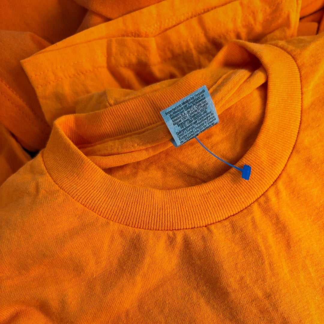 Produits finis - Lots de t-shirts orange