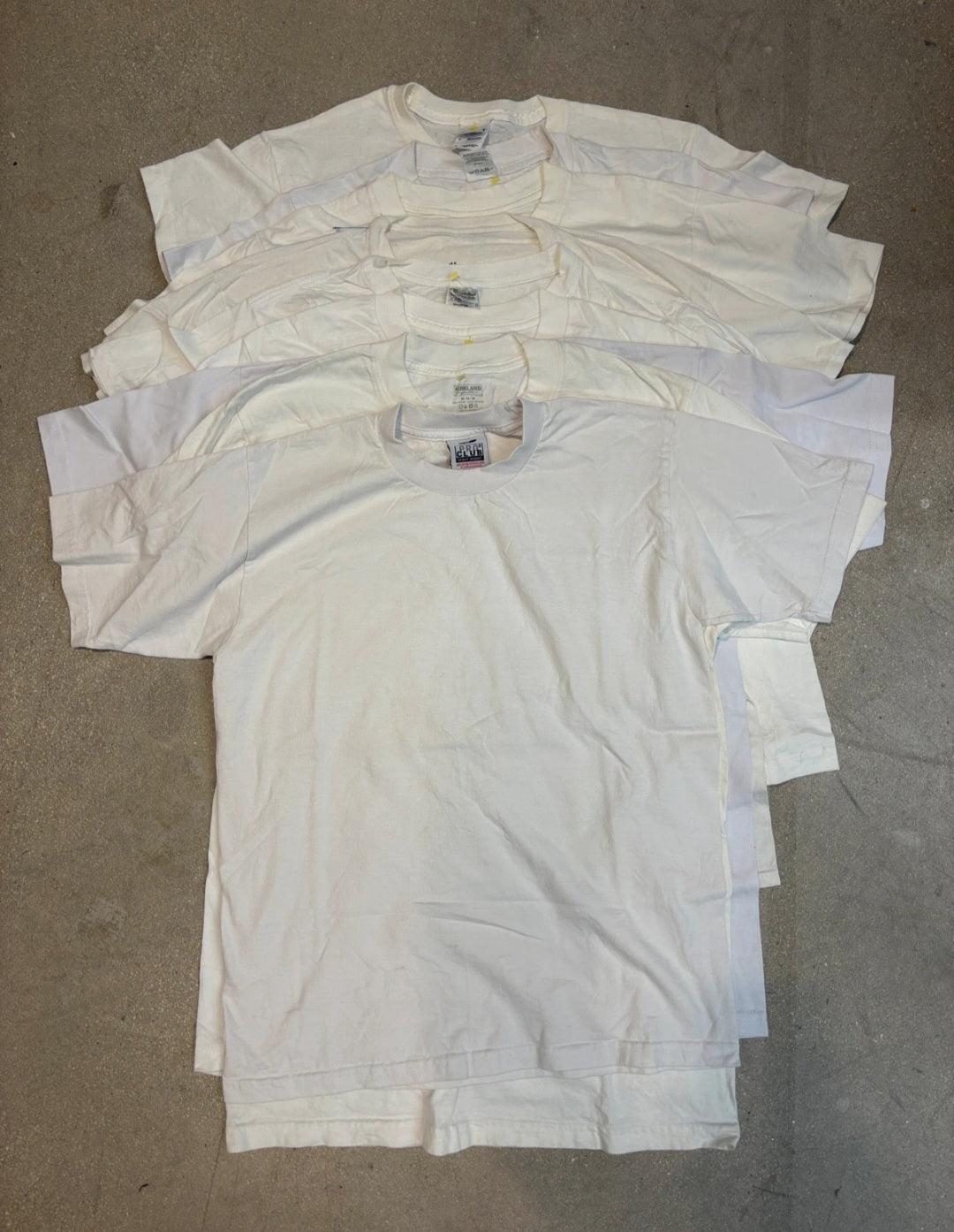 Produits finis - Lots de t-shirts blanc