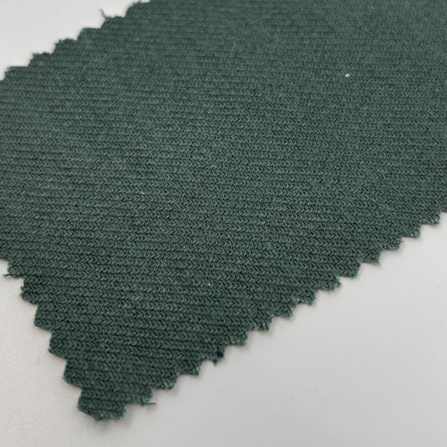 Tissu - Croisé retors coton vert forêt