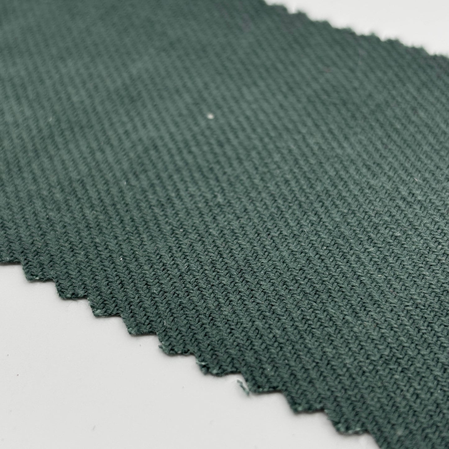 Tissu - Croisé retors coton vert forêt