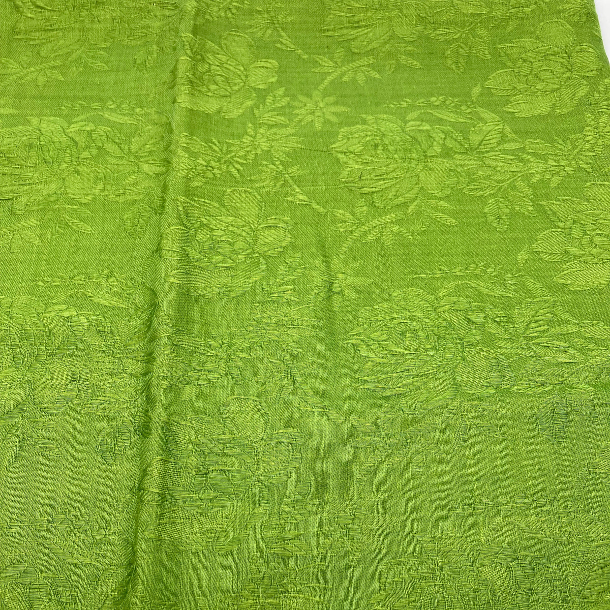Tissu - Foulard vert pois