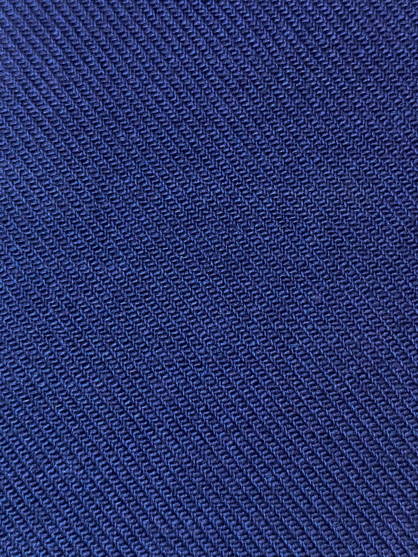 Tissu - Sergé coton bleu foncé