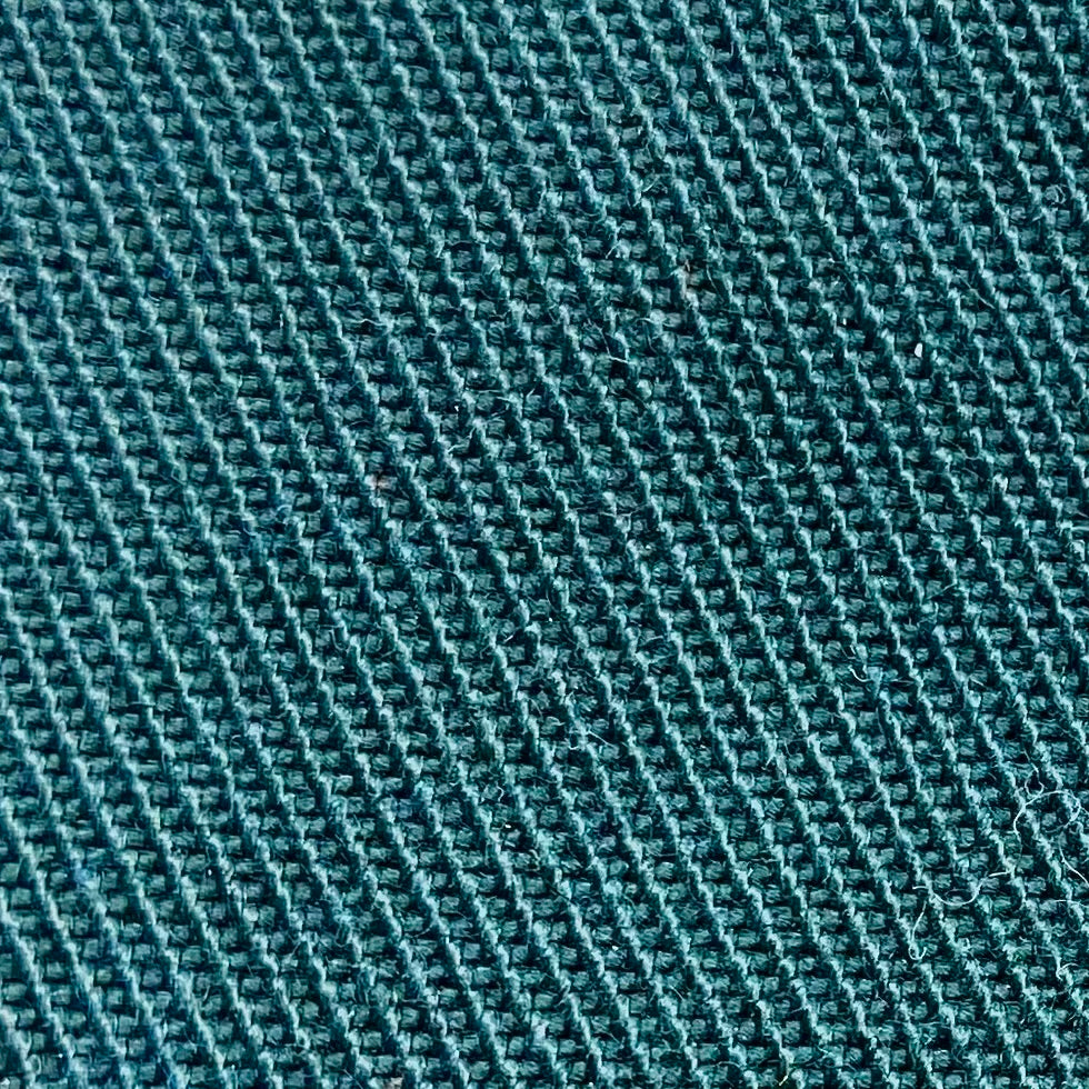 Tissu - Croisé polyester coton vert