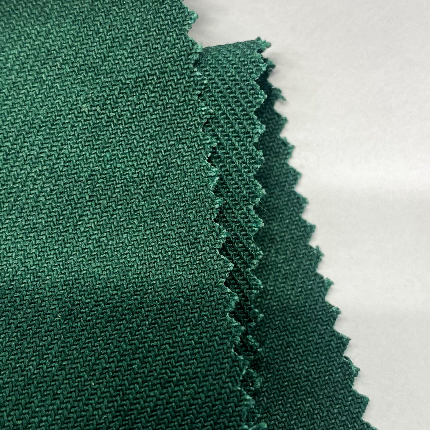 Tissu - Sergé 2-2 polyester vert