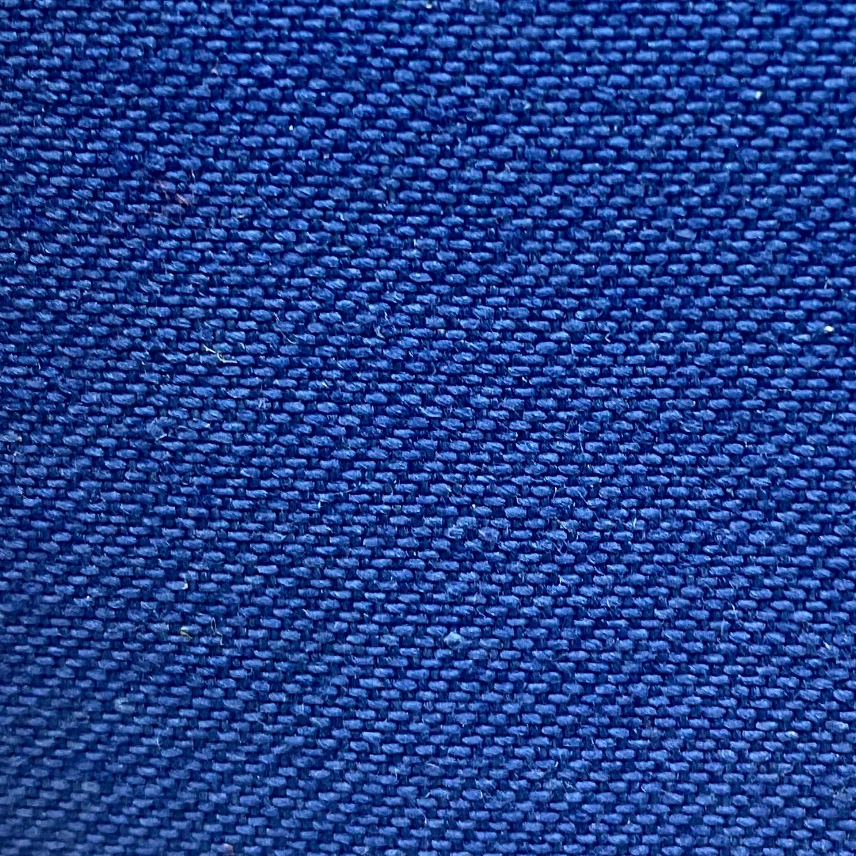 Tissu - Satin de polyester coton bleu