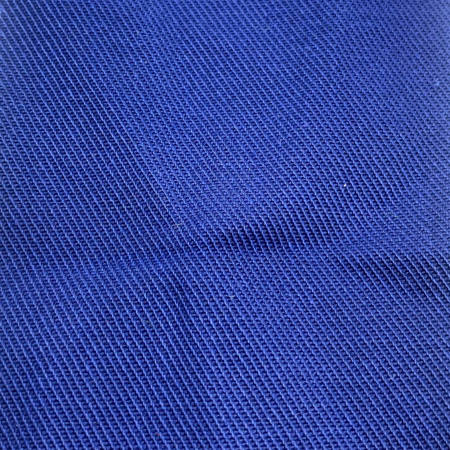 Tissu - Croisé 2-2 coton bleu