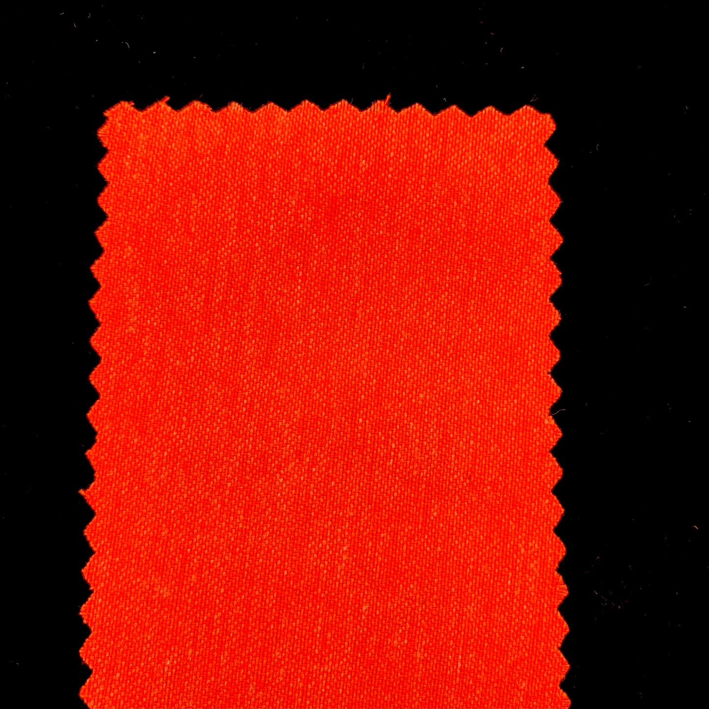 Tissu - Satin coton polyester orange Haute Visibilité