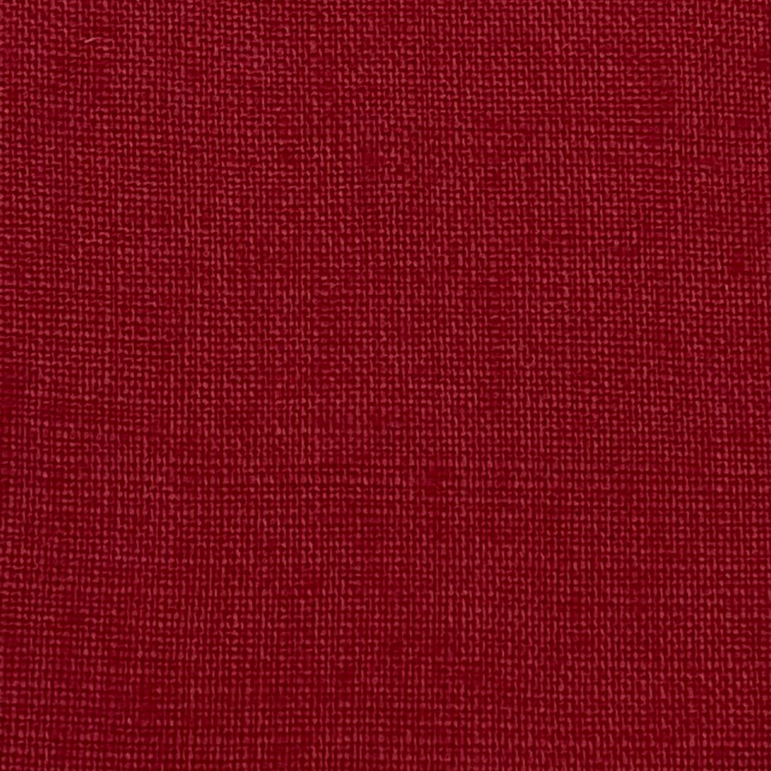 Tissu - Toile Lin rouge