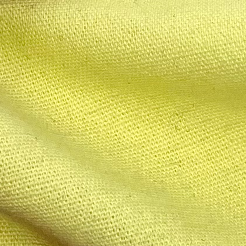 Tissu - Toile Lin coton jaune