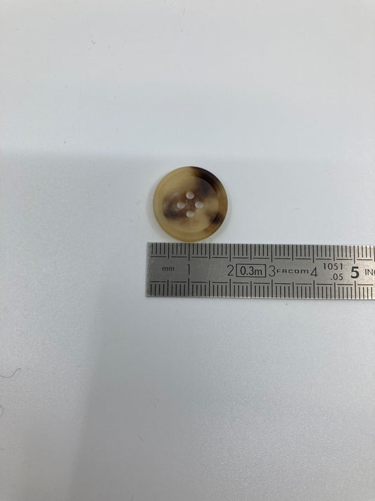 Boutons façon écaille - 4 trous - 17 mm