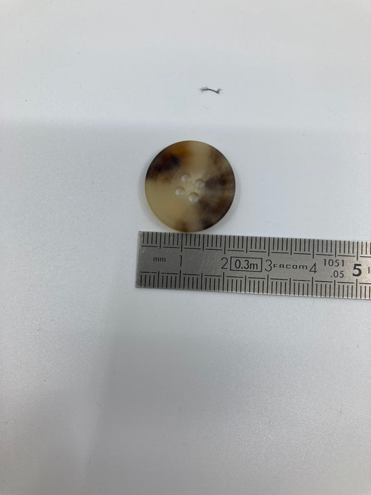 Boutons façon écaille - 4 trous - 20 mm