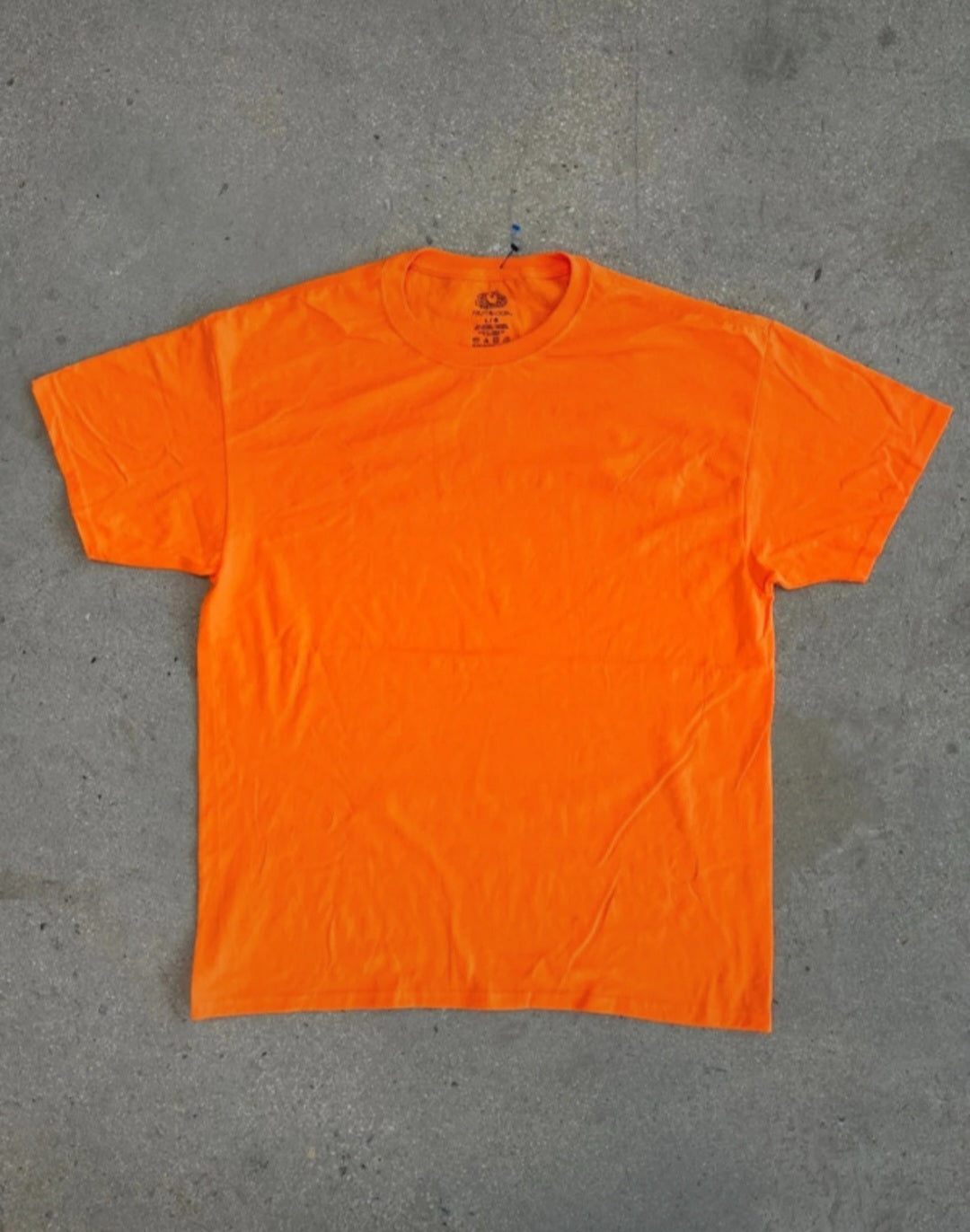 Produits finis - Lots de t-shirts orange