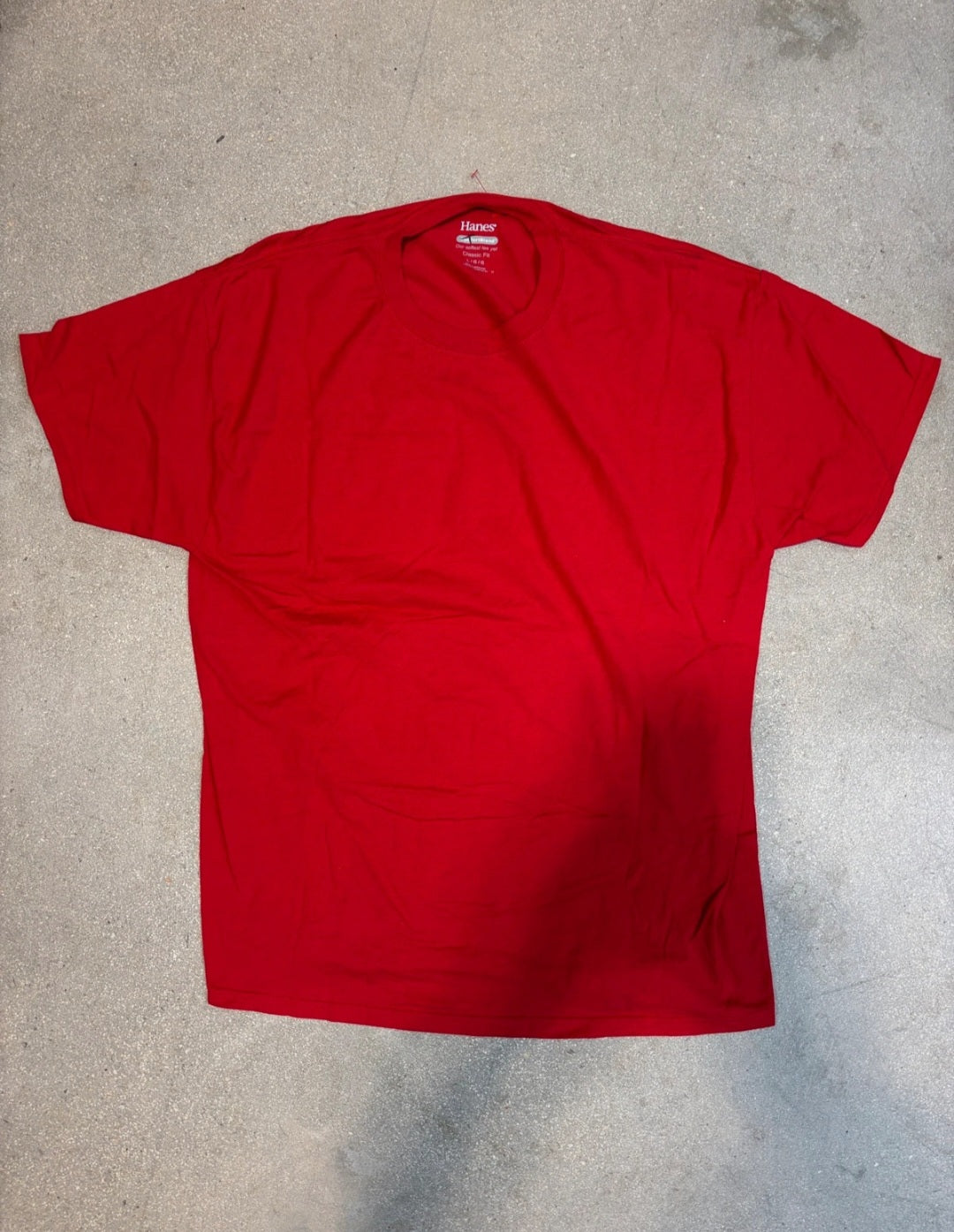 Produits finis - Lots de t-shirts rouge