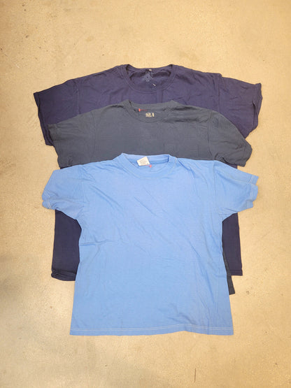 Produits finis - Lot de t-shirts bleu