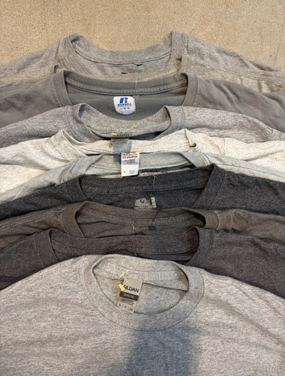 Produits finis - Lots de t-shirts gris