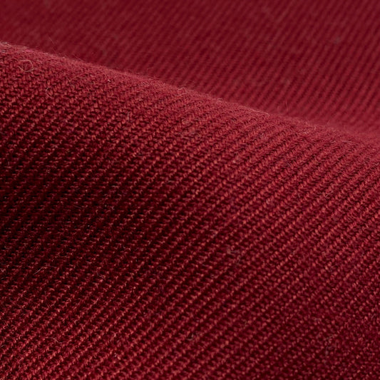 Tissu - Sergé viscose polyester bordeaux