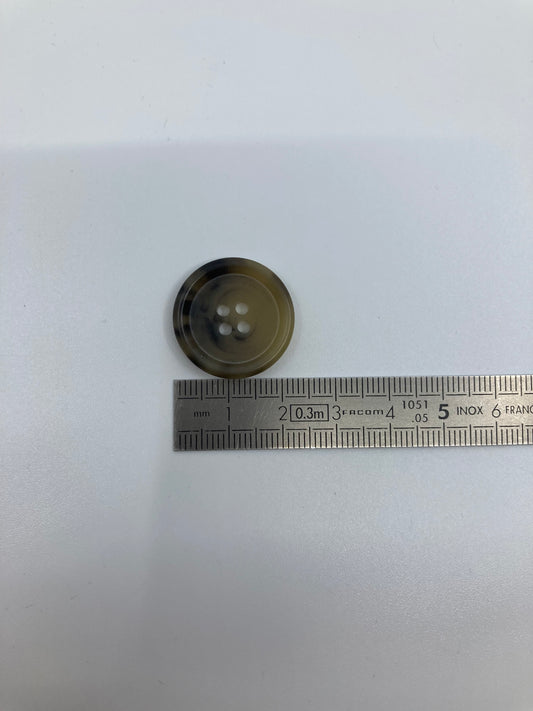 Boutons façon écaille - 4 trous - 23 mm