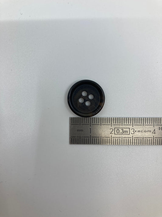 Boutons façon écaille - 4 trous - 17 mm