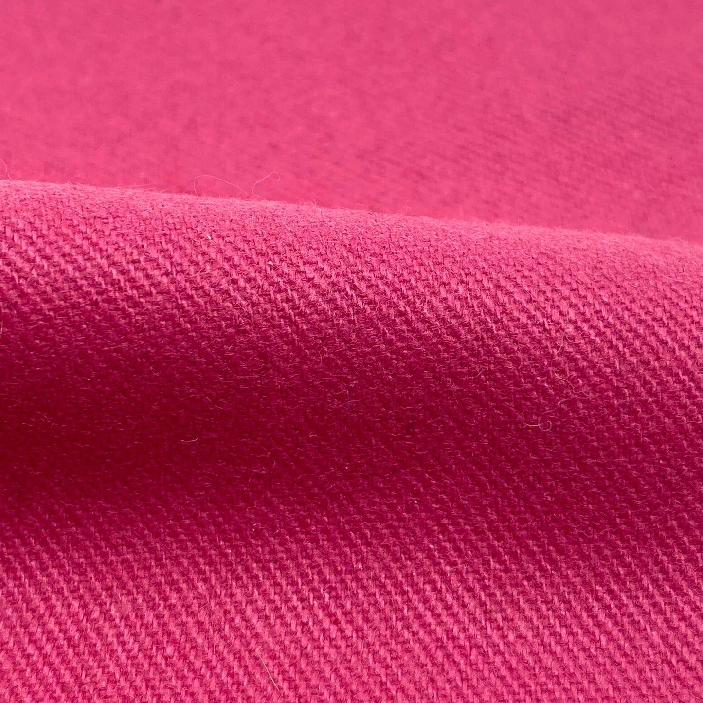 Tissu - Flanelle polyester laine fuchsia