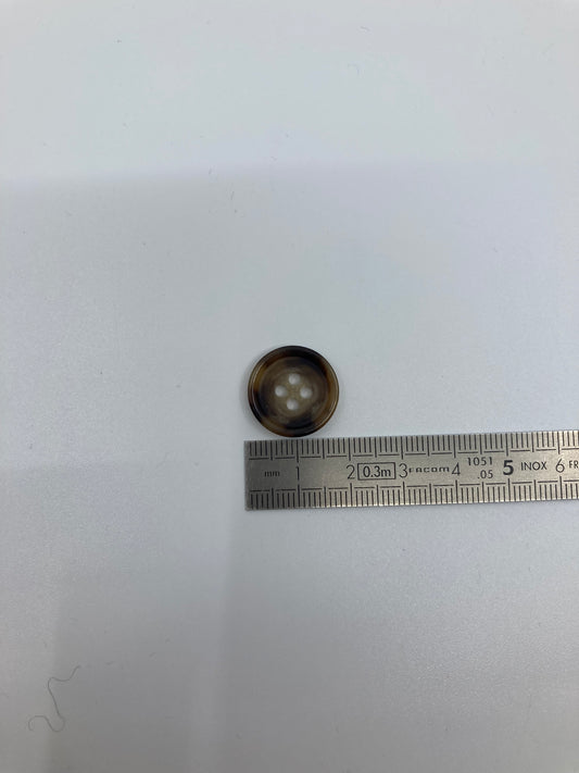 Boutons façon écaille - 4 trous - 17 mm