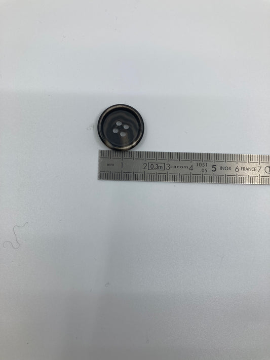 Boutons façon écaille - 4 trous - 20 mm