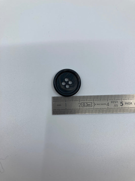 Boutons façon écaille - 4 trous - 20 mm
