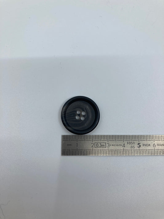 Boutons façon écaille - 4 trous - 25 mm