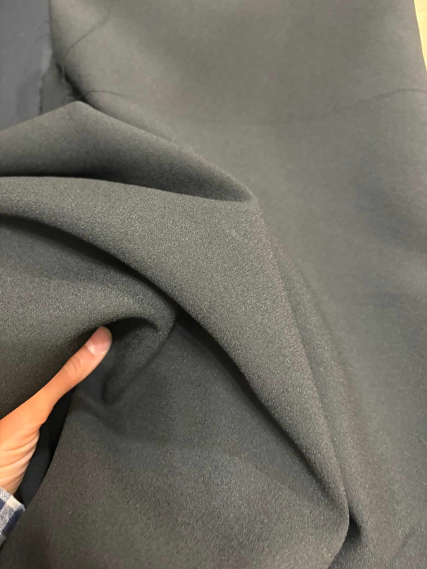 Crêpe de viscose thermocollée