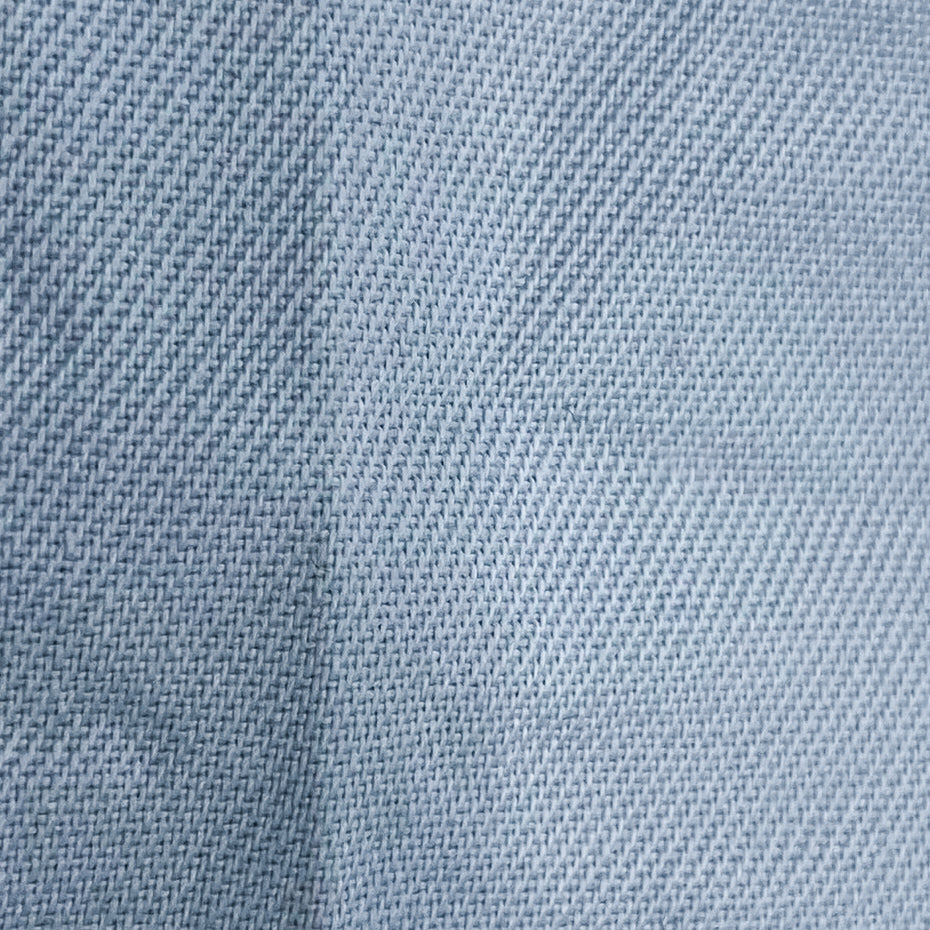 Tissu - Sergé défroissable coton polyester gris pâle