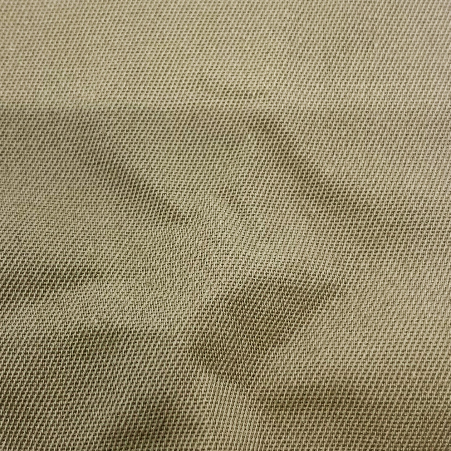 Tissu - Sergé défroissable coton polyester taupe