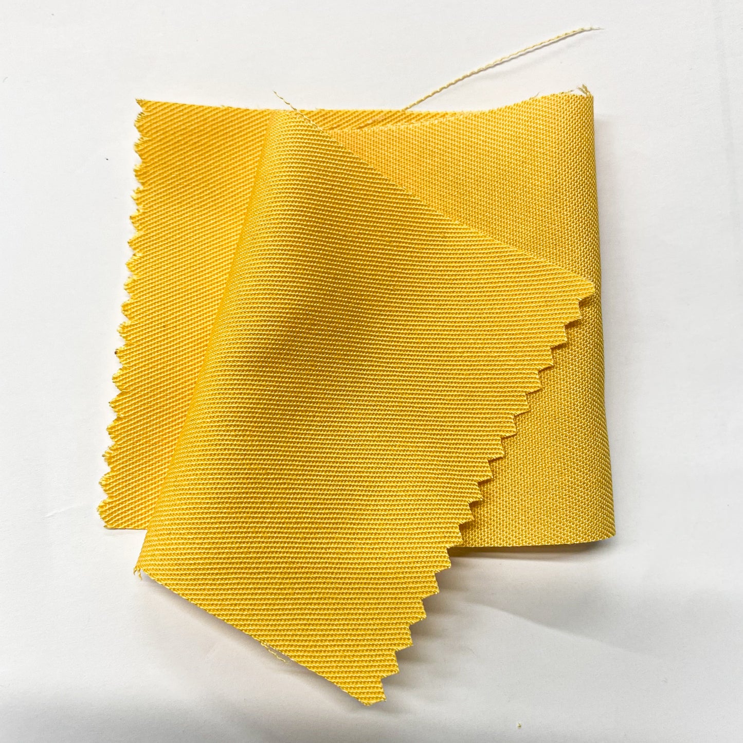 Tissu - Sergé polyester jaune