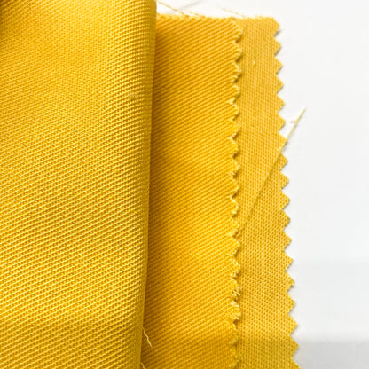 Tissu - Sergé polyester jaune