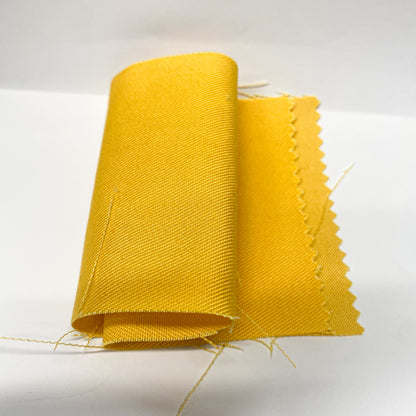 Tissu - Sergé polyester jaune