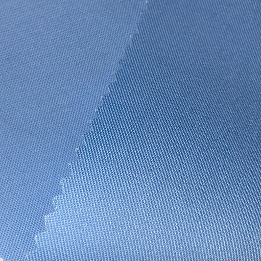 Tissu - Sergé polyester bleu clair