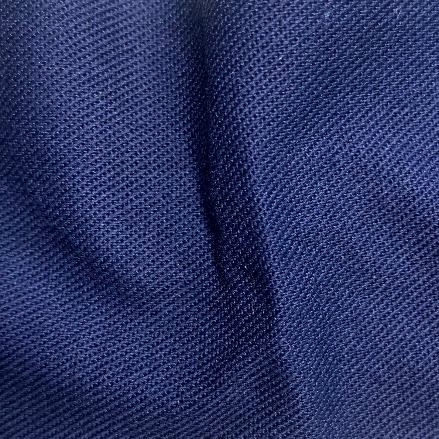 Tissu - Sergé polyester marine