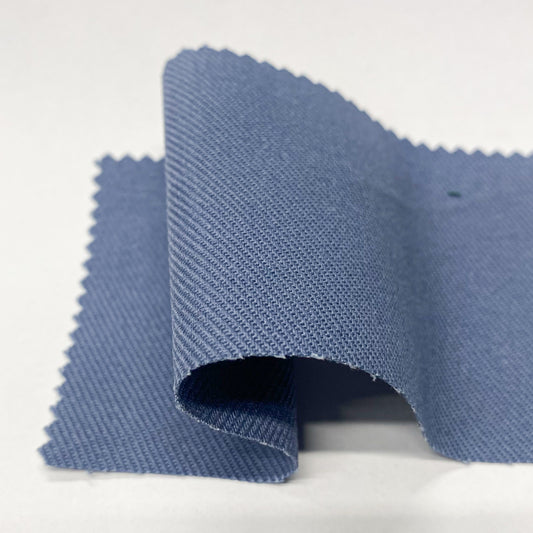 Tissu - Croisé 2-2 polyester bleu