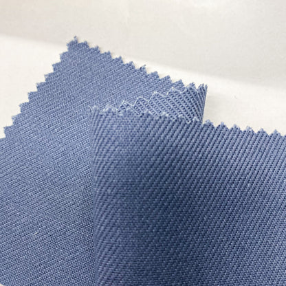 Tissu - Croisé 2-2 polyester bleu