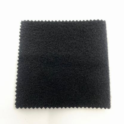 Tissu - Velours polyester noir