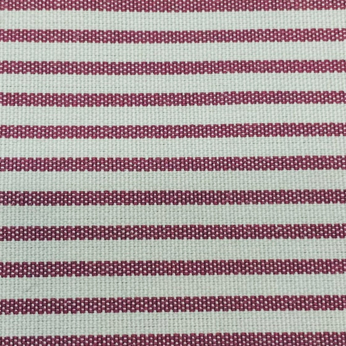 Tissu - Popeline coton polyester bordeaux blanc