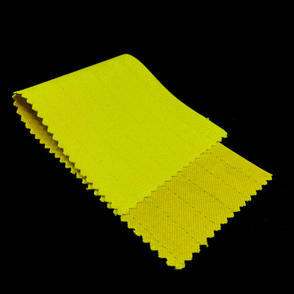 Tissu - Satin de coton polyester 4-1 jaune haute visibilité