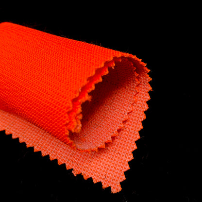 Tissu - Armure spéciale Polyester Orange haute visibilité