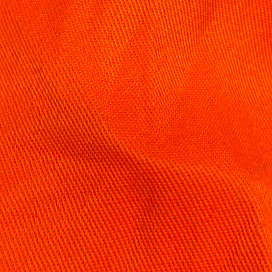 Tissu - Sergé orange haute visibilité