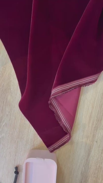 Velours ras viscose & cupro