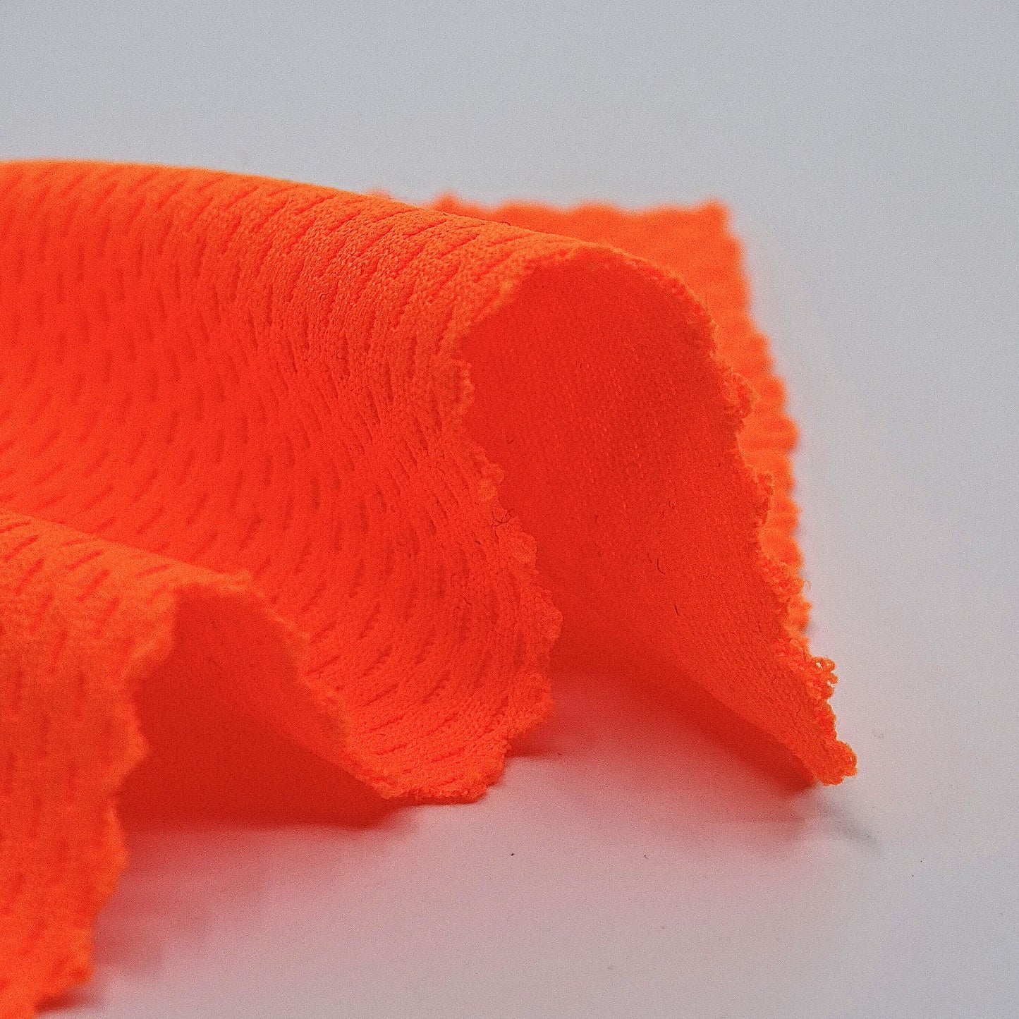 Tissu - Textile technique stretch polyester orange