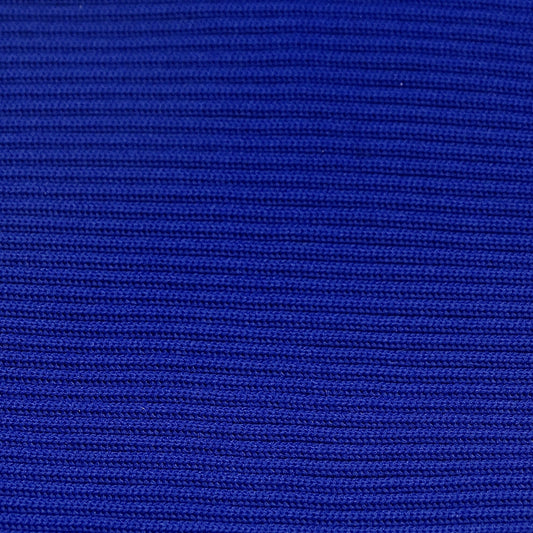 Maille - Côte 2/1 polyester bleu