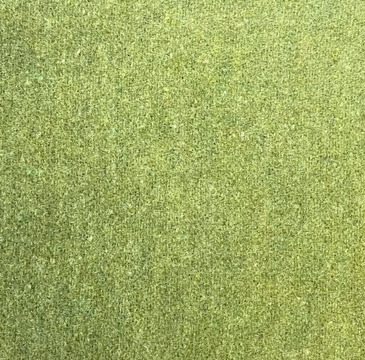 Tissu - Velours de laine vert