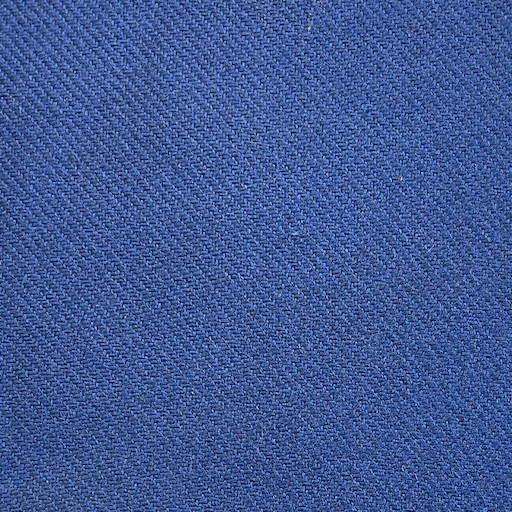 Tissu - Croisé retors coton bleu