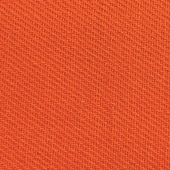 Tissu - Sergé défroissable polyester coton orange