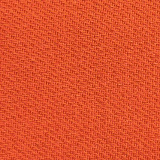 Tissu - Sergé défroissable polyester coton orange